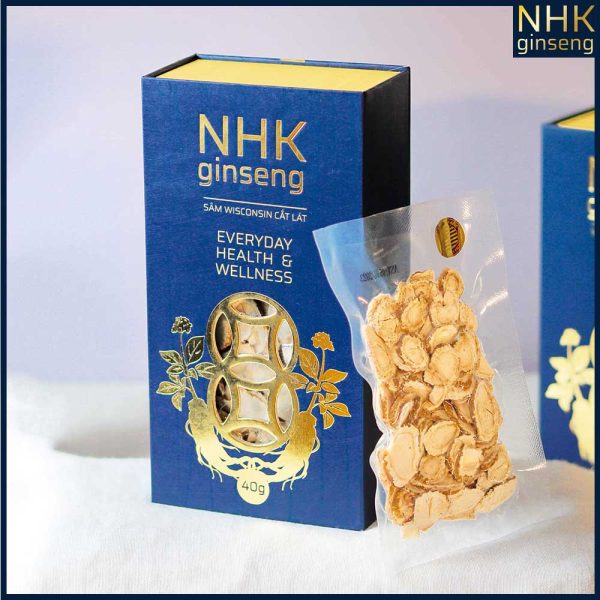 sâm Hoa Kỳ cắt lát NHK Ginseng 40gr