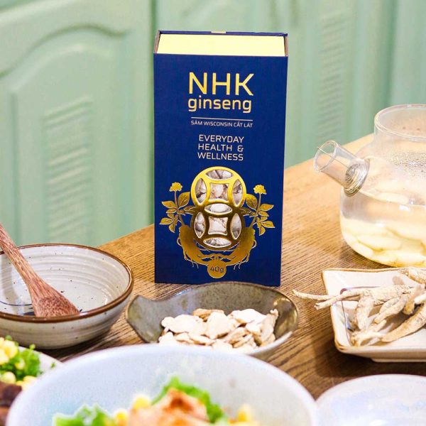 sâm Hoa Kỳ cắt lát NHK Ginseng 40gr -ảnh thực tế