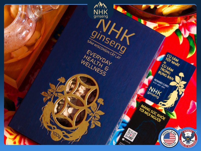 NHK Ginseng - Nơi cung cấp sâm Hoa Kỳ Wisconsin cắt lát uy tín, chất lượng