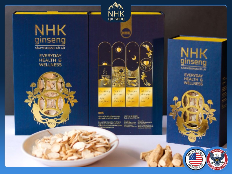 Sâm Mỹ Wisconsin NHK Ginseng - Dược liệu tuyệt vời cho sức khỏe