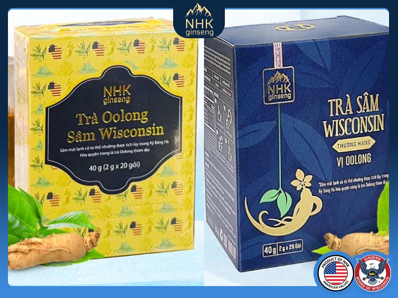 NHK Ginseng - Nơi phân phối trà oolong sâm Hoa Kỳ chính hãng