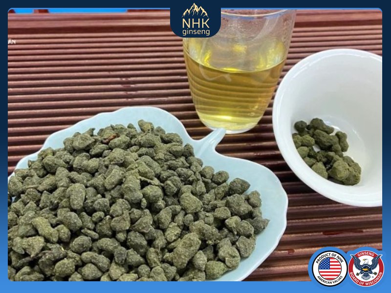 Trà olong nhân sâm mang lại nhiều giá trị dinh dưỡng